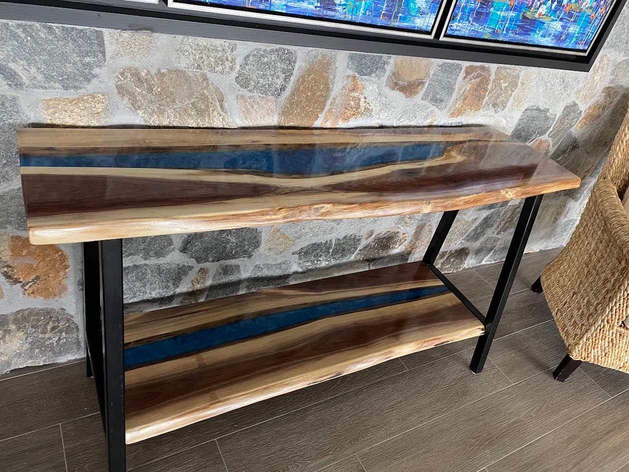 Console Tables — custom live edge furniture