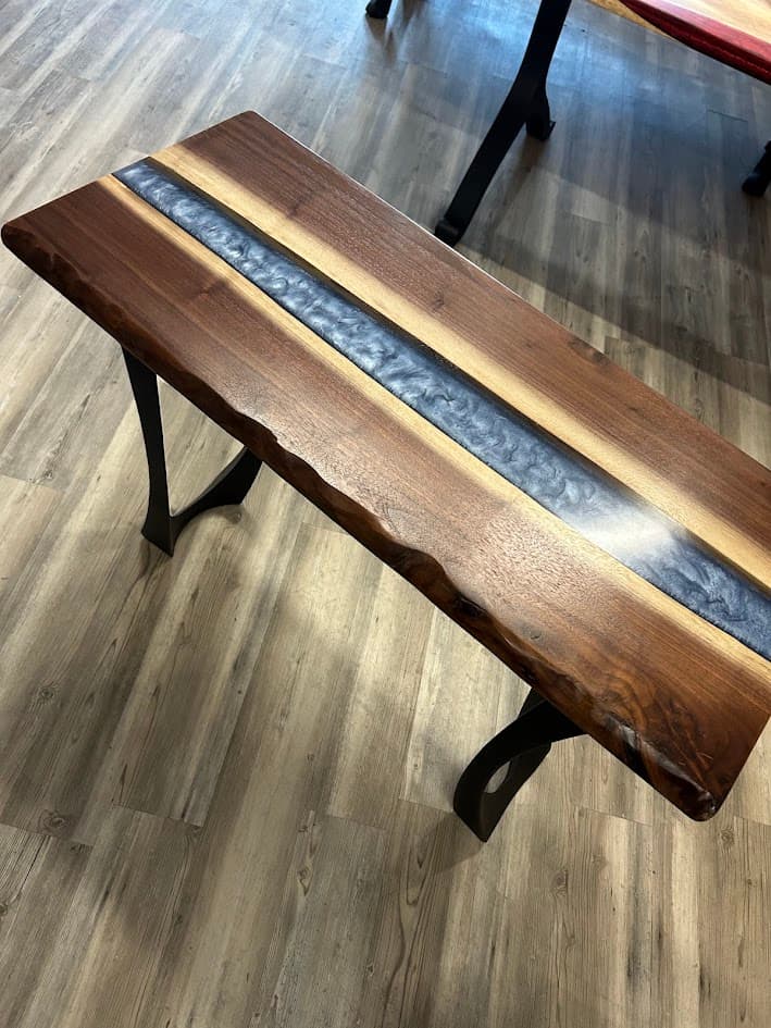 Black Walnut custom table example