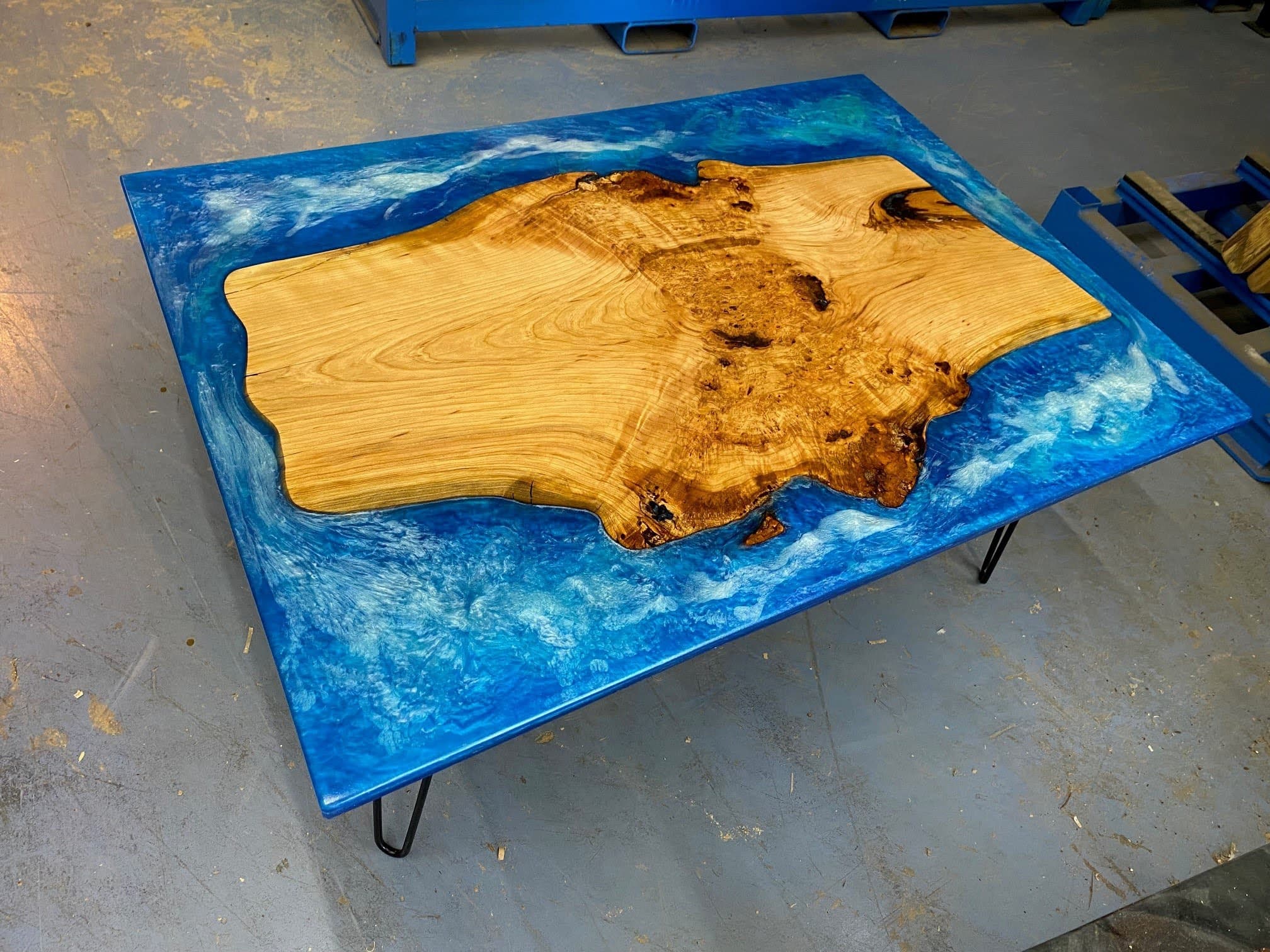 Cherry live edge table